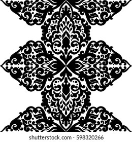 Monochrome seamless background to design your text
