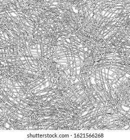 Monochrome seamless background. Grunge texture black and white