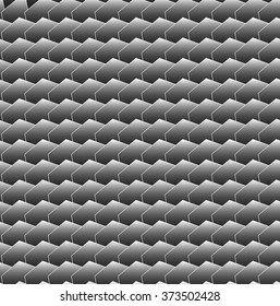 monochrome seamless geometric pattern with abstract motif