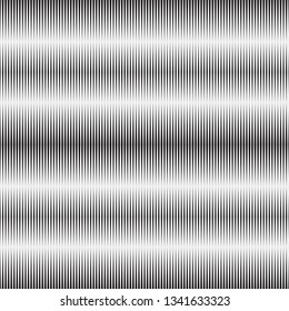 Monochrome seamless geometrical pattern. An abstract half tone background with thin lines. Vector graphics.