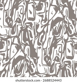 Monocromo sin patrón grunge. Ilustración vectorial