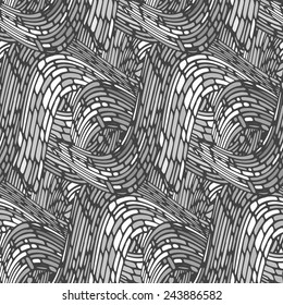 Monochrome seamless mosaic background. Vector illustration.