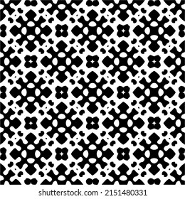 monochrome seamless pattern. Abstract texture for fabric print, card, table cloth, furniture, banner, cover, invitation, decoration, wrapping.seamless repeating pattern.Black and 
white color.