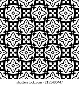 monochrome seamless pattern. Abstract texture for fabric print, card, table cloth, furniture, banner, cover, invitation, decoration, wrapping.seamless repeating pattern.Black and 
white color.