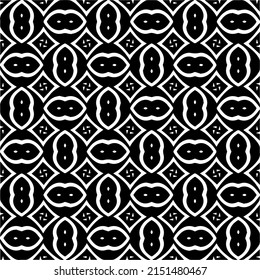 monochrome seamless pattern. Abstract texture for fabric print, card, table cloth, furniture, banner, cover, invitation, decoration, wrapping.seamless repeating pattern.Black and 
white color.