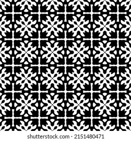 monochrome seamless pattern. Abstract texture for fabric print, card, table cloth, furniture, banner, cover, invitation, decoration, wrapping.seamless repeating pattern.Black and 
white color.