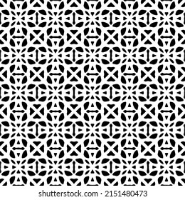 monochrome seamless pattern. Abstract texture for fabric print, card, table cloth, furniture, banner, cover, invitation, decoration, wrapping.seamless repeating pattern.Black and 
white color.