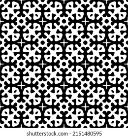monochrome seamless pattern. Abstract texture for fabric print, card, table cloth, furniture, banner, cover, invitation, decoration, wrapping.seamless repeating pattern.Black and 
white color.