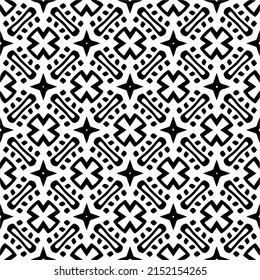 monochrome seamless pattern. Abstract texture for fabric print, card, table cloth, furniture, banner, cover, invitation, decoration, wrapping.seamless repeating pattern.Black and 
white color.