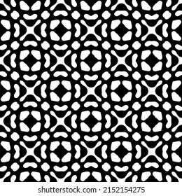 monochrome seamless pattern. Abstract texture for fabric print, card, table cloth, furniture, banner, cover, invitation, decoration, wrapping.seamless repeating pattern.Black and 
white color.