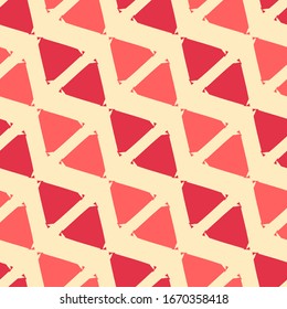 Monochrome seamless pattern with diagonal geometric ornament.