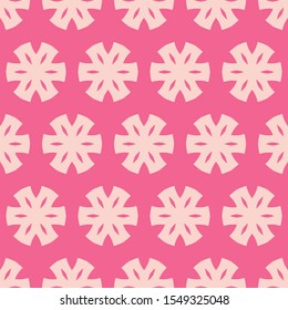 Monochrome seamless pattern with geometric shapes.