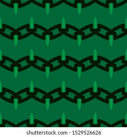 Monochrome seamless pattern with geometric zigzags.