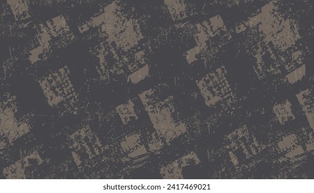 Monochrome nahtlose Muster. Grunge strukturierter Hintergrund für Jungen und Mädchen Sport Textilien, Kleidung, Packpapier. Urbaner Druck mit strukturierten geometrischen Elementen.