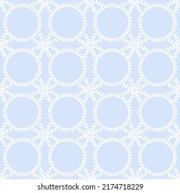 Monochrome seamless pattern with lace. Hand drawn vector illustration. Flat color design.