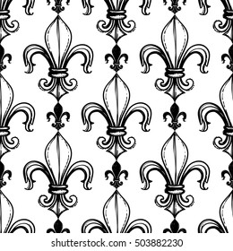 Collection Vector Royal Fleur De Lis Stock Vector (Royalty Free ...