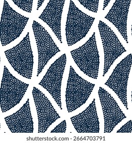 Patrón monocromo sin fisuras con un dibujo abstracto simple. Ilustración vectorial.