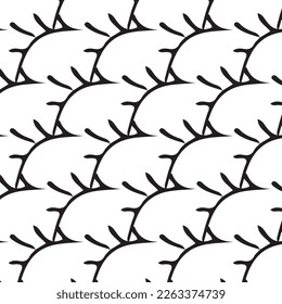 Monochrome nahtlose Muster. Texturierter Hintergrund mit ungleichen Fliesen.