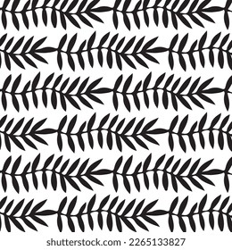 Monochrome seamless pattern. Textured background with uneven tiles.