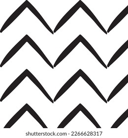 Monochrome seamless pattern. Textured background with uneven tiles.