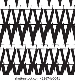 Monochrome nahtlose Muster. Texturierter Hintergrund mit ungleichen Fliesen.