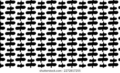 Monochrome nahtlose Muster. Texturierter Hintergrund mit ungleichen Fliesen.
