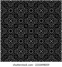 patrón monocromo sin soldadura, color negro y blanco.Baldosas geométricas repetidas de elementos de rayas. ornamento negro.
Baldosas geométricas repetidas de elementos rayados.