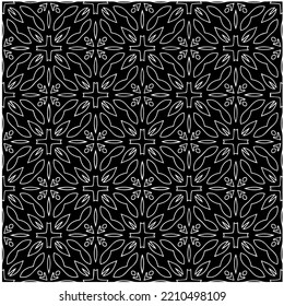 patrón monocromo sin soldadura, color negro y blanco.Baldosas geométricas repetidas de elementos de rayas. ornamento negro.
Baldosas geométricas repetidas de elementos rayados.
