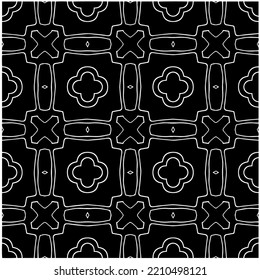 monochrome seamless pattern,black and white color.Repeating geometric tiles from stripe elements. black ornament.
Repeating geometric tiles from striped elements.