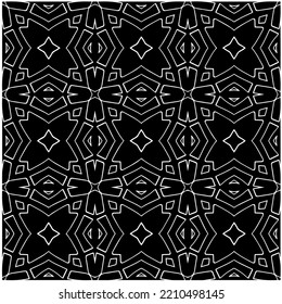 monochrome seamless pattern,black and white color.Repeating geometric tiles from stripe elements. black ornament.
Repeating geometric tiles from striped elements.