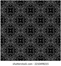 monochrome seamless pattern,black and white color.Repeating geometric tiles from stripe elements. black ornament.
Repeating geometric tiles from striped elements.