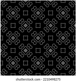 patrón monocromo sin soldadura, color negro y blanco.Baldosas geométricas repetidas de elementos de rayas. ornamento negro.
Baldosas geométricas repetidas de elementos rayados.