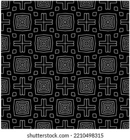 monochrome seamless pattern,black and white color.Repeating geometric tiles from stripe elements. black ornament.
Repeating geometric tiles from striped elements.