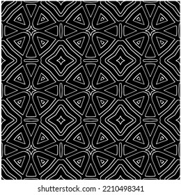 monochrome seamless pattern,black and white color.Repeating geometric tiles from stripe elements. black ornament.
Repeating geometric tiles from striped elements.