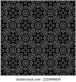 monochrome seamless pattern,black and white color.Repeating geometric tiles from stripe elements. black ornament.
Repeating geometric tiles from striped elements.