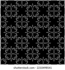 monochrome seamless pattern,black and white color.Repeating geometric tiles from stripe elements. black ornament.
Repeating geometric tiles from striped elements.