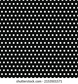 Monochrome seamless polka dots pattern. vector illustration. for wallpaper, wrapping paper, fabrics and textile.