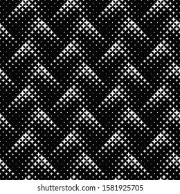 Monochrome seamless star pattern background design - abstract geometrical vector illustration