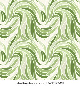 Patrón de rayas monocromáticas sin soldadura. Fondo abstracto de diseño ondulado. Vector, EPS 10