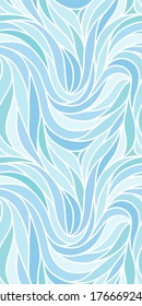 Monochrome seamless striped pattern. Wavy stylish abstract background. Vector, EPS 10