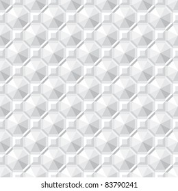 Monochrome seamless texture - square abstract pattern