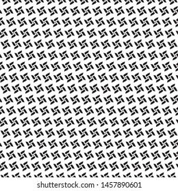 Monochrome seamless vector pattern. The big and small beams which are symmetrically alternating diversely. Ethnic and breeding motives. An ornament for a tile, seamless textures, fabrics.