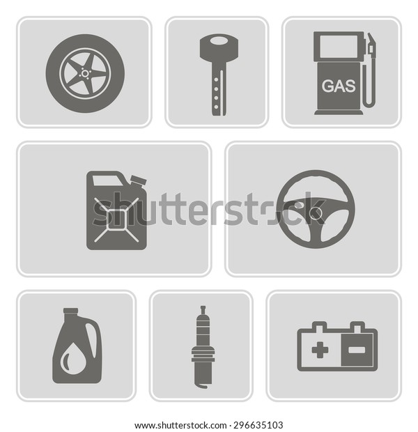monochrome set  with\
cars icons for your\
design