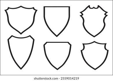 Monochrome Shield Logo Graphics for Logos
