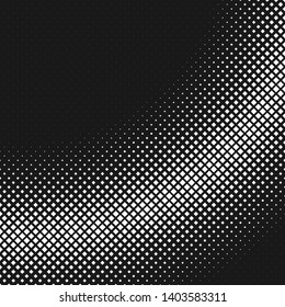 Monochrome simple halftone diagonal square pattern background template