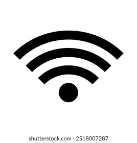 	
Einfarbiges einfaches Symbol, Wi-Fi, Kommunikation