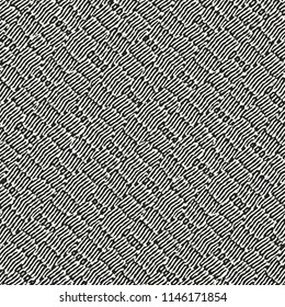 Monochrome Slanted Broken Striped Pattern