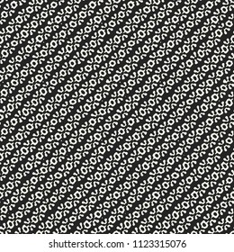 Monochrome Slanted Floral Striped Pattern