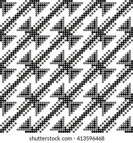 monochrome small balls on a white background seamless pattern