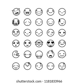 Monochrome Smiley Emoticon Stock Vector (Royalty Free) 1181833966 ...